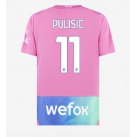 AC Milan Christian Pulisic #11 Tretí futbalový dres 2023-24 Krátky Rukáv